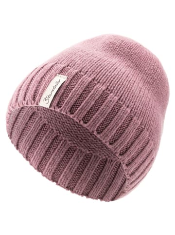 Sterntaler Gebreide wollen muts roze
