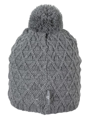Sterntaler Bommelstrickmütze in Grau