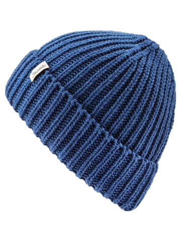 Sterntaler Dzianinowa czapka w kolorze niebieskim