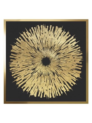 Ars Longa Druk artystyczny "Golden Eye" w ramce - 70 x 70 cm