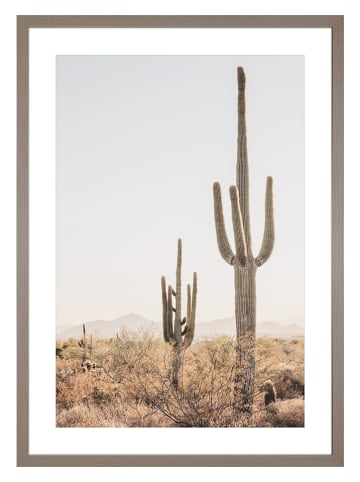 Ars Longa Gerahmter Kunstdruck "Cactus in Arizona" - (L)70 x (B)50 cm