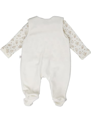 Kanz 2-delige outfit wit/beige