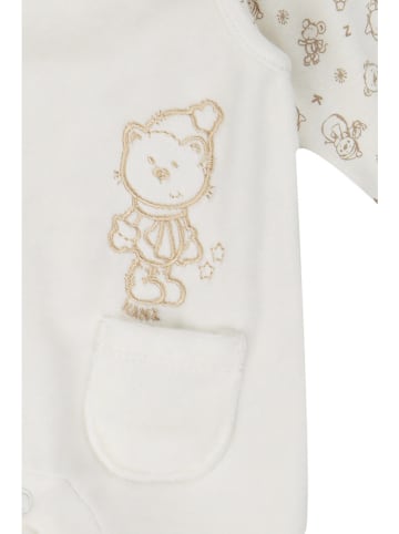 Kanz 2-delige outfit wit/beige