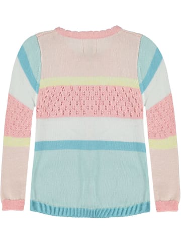 Kanz Cardigan in Rosa/ Hellblau