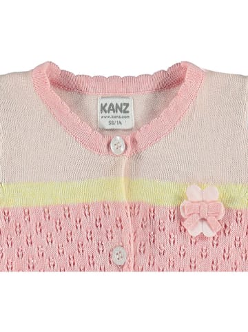 Kanz Cardigan in Rosa/ Hellblau