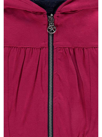 Kanz Wende-Sweatjacke  in Rot