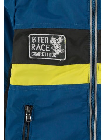 Kanz Übergangsjacke in Blau/ Gelb