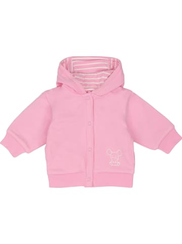 Kanz Omkeerbaar sweatvest roze