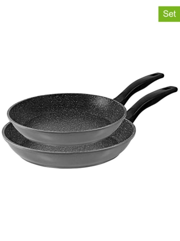 Stoneline 2er-Set: Bratpfannen in Grau