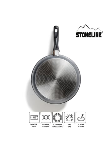 Stoneline Bratpfanne in Grau - Ø 28 cm