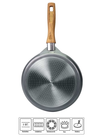 Stoneline Pfannkuchenpfanne ''Back to Nature'' in Schwarz - Ø 25 cm