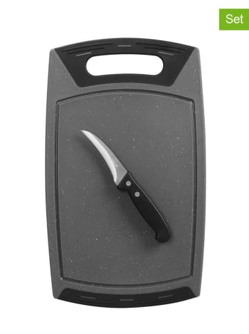 Stoneline 2tlg. Schneide-Set in Grau