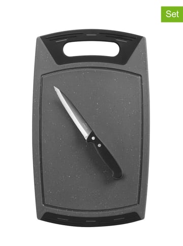 Stoneline 2tlg. Schneide-Set in Grau