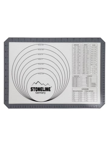 Stoneline Silikon-Backmatte in Grau - (L)29,5 x (B)42 cm