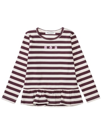 Marc O'Polo Junior Longsleeve paars/crème