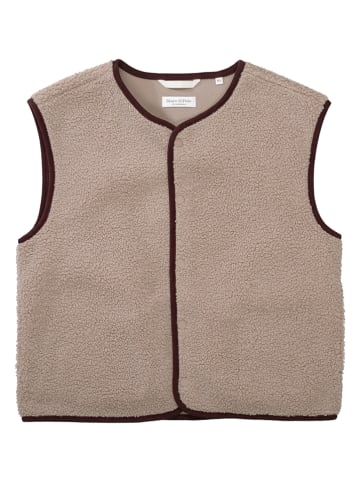 Marc O'Polo Junior Fleece bodywarmer beige/rood