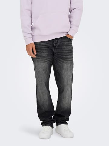 ONLY & SONS Dżinsy "Edge" - Comfort fit - w kolorze ciemnoszarym