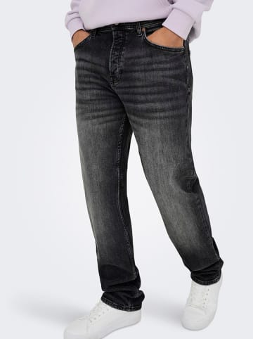 ONLY & SONS Dżinsy "Edge" - Comfort fit - w kolorze ciemnoszarym
