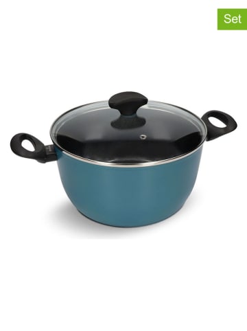 Zwieger 2-delige set: pan met deksel "Enviro" blauw - 5 l