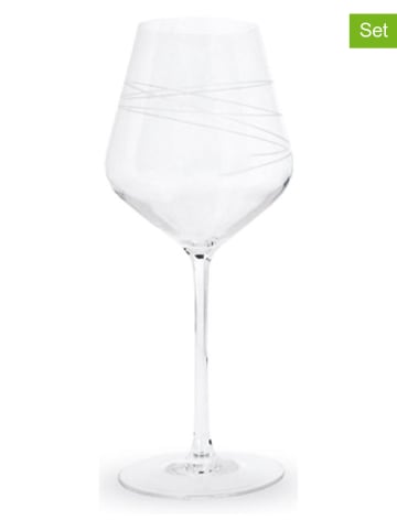 Zwieger 6-delige set: wittewijnglazen "Spiral" - 380 ml