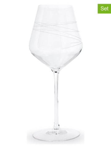 Zwieger 6-delige set: rodewijnglazen "Spiral" - 380 ml