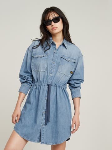 G-Star Jeans-Kleid in Hellblau