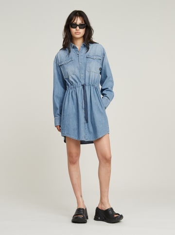 G-Star Jeans-Kleid in Hellblau