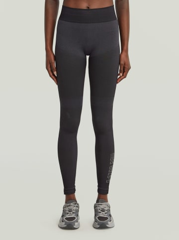 G-Star Legginsy funkcyjne w kolorze czarno-szarym