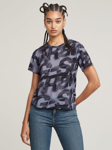 G-Star Shirt in Dunkelblau/ Schwarz