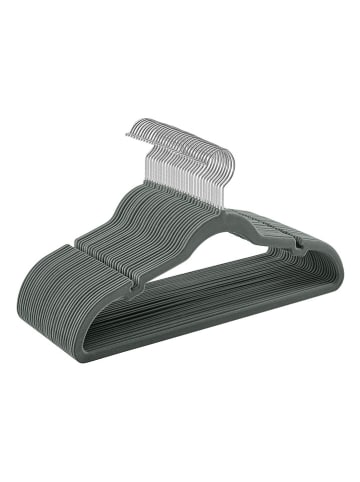 Songmics 30er-Set: Kleiderbügel in Grau/ Silber - (B)43 x (H)22 cm