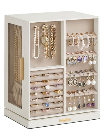 Songmics Sieradenkastje wit - (B)22,2 x (H)28,5 x (D)16 cm