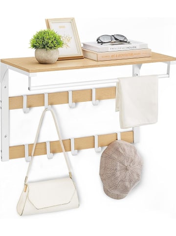 Songmics Garderobe in Weiß/ Beige - (B)65 x (H)42 x (T)30 cm