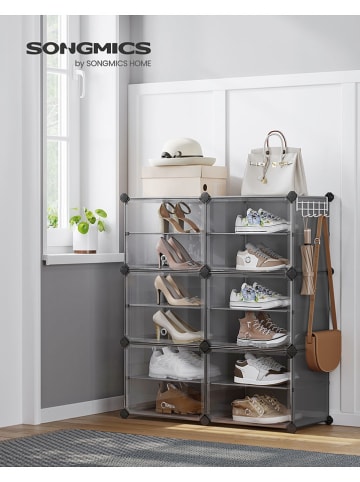 Songmics Szafka w kolorze czarnym na buty - 83 x 94 x 32 cm