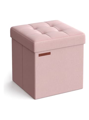 Songmics Opbergkruk lichtroze - (B)38 x (H)38 x (D)38 cm