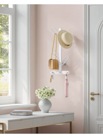 Songmics Garderobe in Weiß - (B)19 x (H)41 cm
