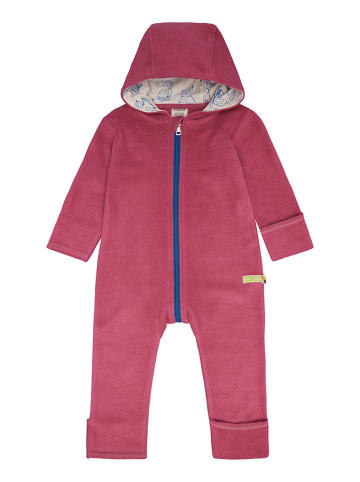 loud + proud Fleece-Overall in Rot