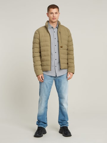 G-Star Doorgestikte jas beige