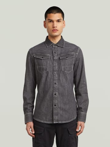 G-Star Spijkerblouse - slim fit - antraciet