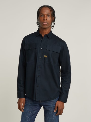 G-Star Koszula - Regular fit - w kolorze granatowym