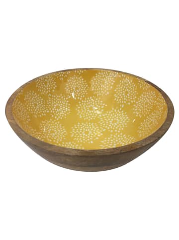 Ard'time Saladebestek "Sun" lichtbruin/geel - (L)30,5 x (B)7,5 cm