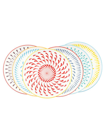 Ard'time 18-częściowy zestaw "Kyoto" w kolorze białym ze wzorem