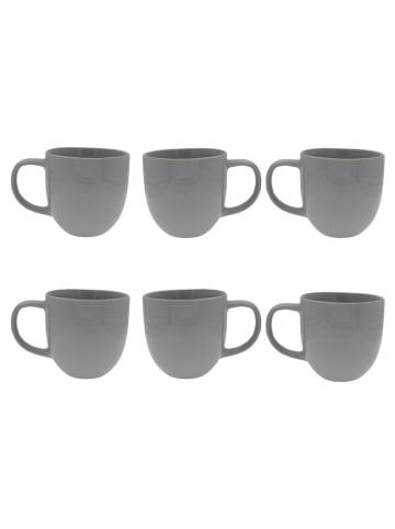 Ard'time 6-delige set: koppen "Galet" grijs - 310 ml