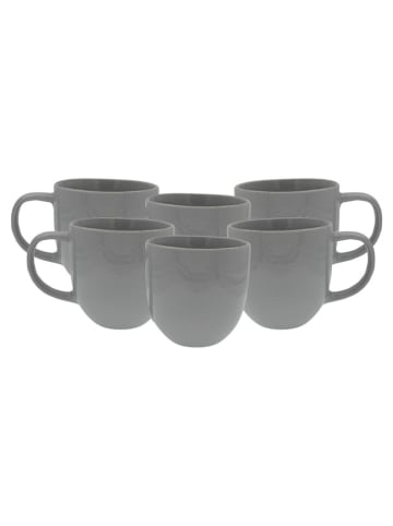 Ard'time 6-delige set: koppen "Galet" grijs - 310 ml