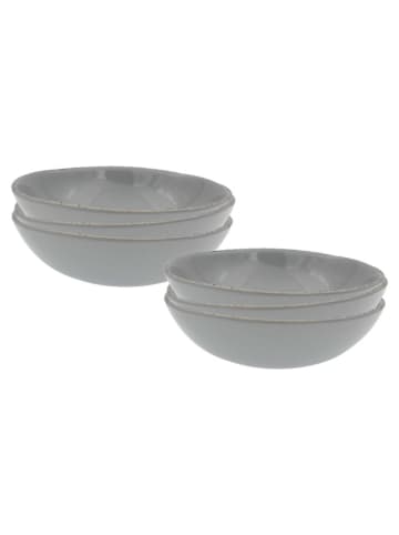 Ard'time 6er-Set: Suppenteller "Galet" in Grau - Ø 18,8 cm