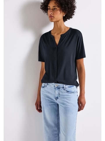 Street One Blouse donkerblauw