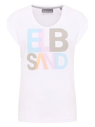 ELBSAND Shirt "Eldis" in Weiß/ Bunt