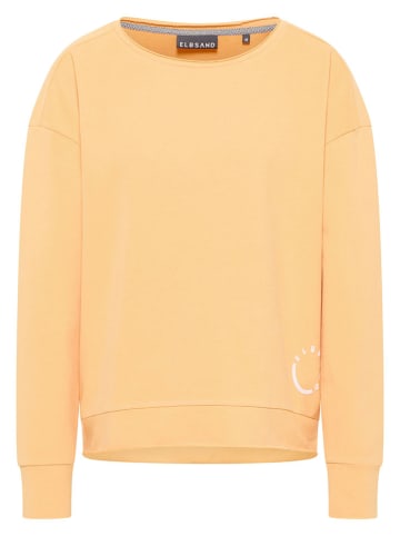 ELBSAND Sweatshirt "Ritva" in Orange