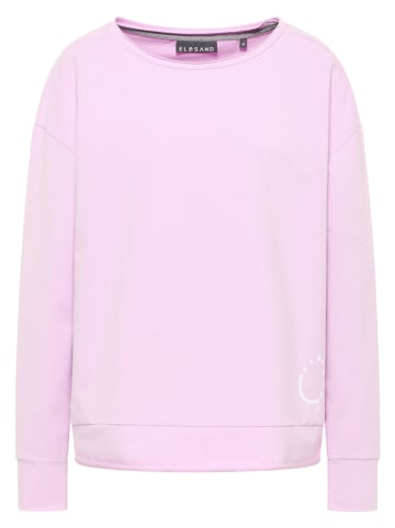 ELBSAND Sweatshirt "Ritva" in Rosa
