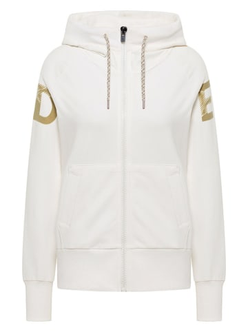 ELBSAND Sweatvest "Kiana" wit/beige