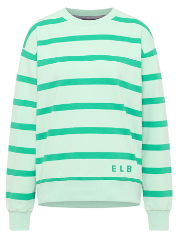ELBSAND Sweatshirt "Meret" in Grün/ Mint